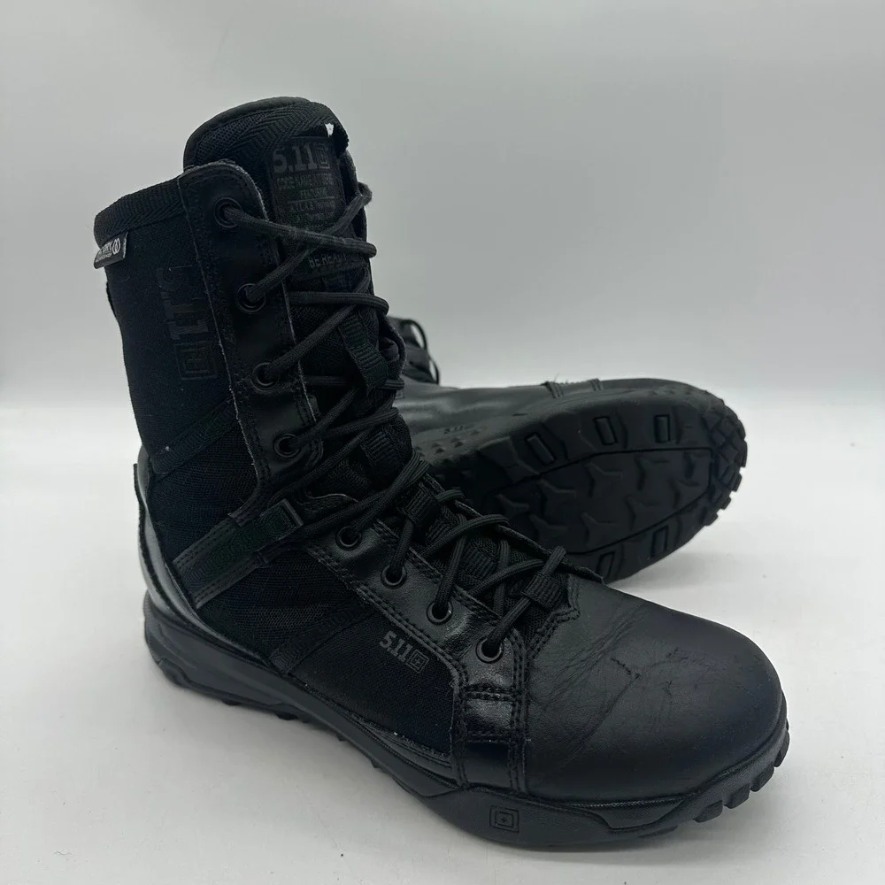 5.11 Tactical 12444 GCB Mens Size 9 A/T 8 SZ WP Waterproof‎ Side Zip Black Boots